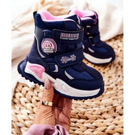 PJ2 Botas de nieve cálidas para niños Botas Nemi azul marino 2