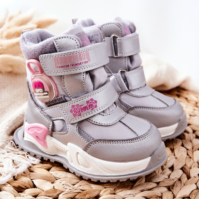 PJ2 Botas de nieve cálidas para niños Botas Silver Nemi plata 1 PJ2 Botas de nieve cálidas para niños Botas Silver Nemi plata 1