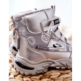 PJ2 Botas cálidas para la nieve Botas plateadas Erila plata 6