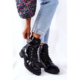 PG1 Botas Colira Negra Lacadas Cálidas negro 7