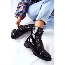 PG1 Botas Colira Negra Lacadas Cálidas negro 3