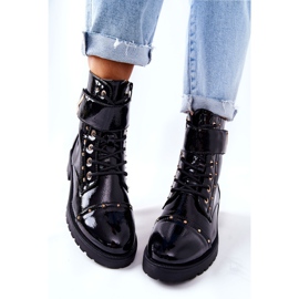 PG1 Botas Colira Negra Lacadas Cálidas negro 1