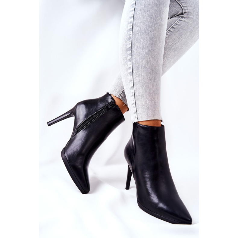 Botas De Mujer Con Tacón Alto Sergio Leone BT501 negro 2