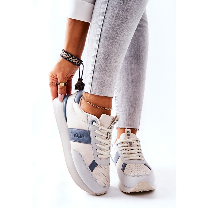 Zapatos Deportivos Memory Foam Big Star II274397 Gris-Azul 2