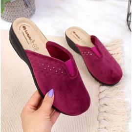 Zapatillas de casa con cuña Inblu W ARC3 ciruela rojo multicolor 2