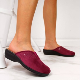 Zapatillas de casa con cuña Inblu W ARC3 ciruela rojo multicolor 3
