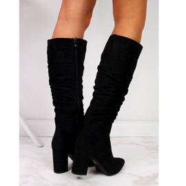 Botas aislantes, arrugadas Vinceza W JAN42A negro 1 Botas aislantes, arrugadas Vinceza W JAN42A negro 1