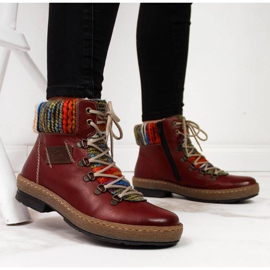 Botas con aislamiento Maroon W Rieker Z6743 rojo 1 Botas con aislamiento Maroon W Rieker Z6743 rojo 1