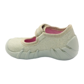 Zapatillas casa niña lazo Befado Dorado 2