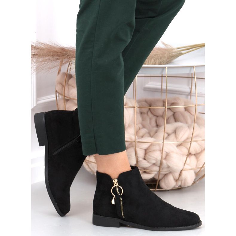 Botines Chelsea Mujer Viki Black negro 2