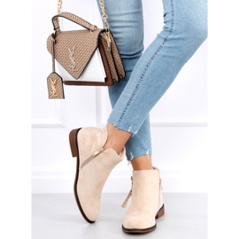 Botines Chelsea Mujer Viki Beige 1 Botines Chelsea Mujer Viki Beige 1