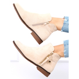 Botines Chelsea Mujer Viki Beige 2 Botines Chelsea Mujer Viki Beige 2