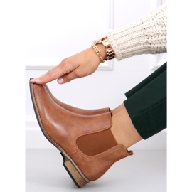 Botas Chelsea clásicas para mujer Gerd Camel marrón 1 Botas Chelsea clásicas para mujer Gerd Camel marrón 1