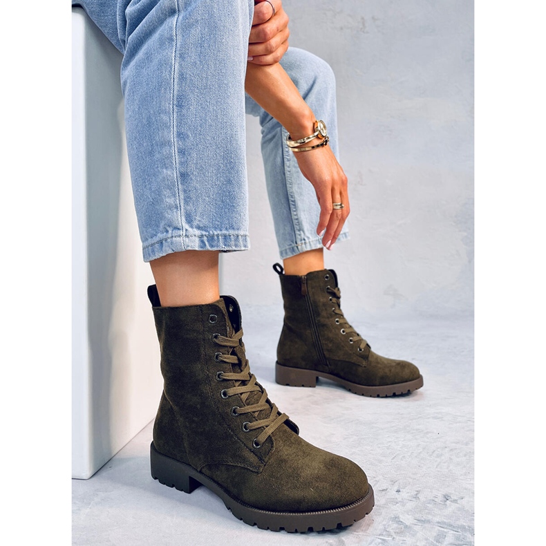 Trabajadores con cordones de Bente Green verde 1