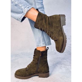 Trabajadores con cordones de Bente Green verde 3
