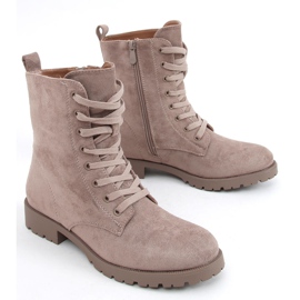 Trabajadores con cordones de Bente Khaki beige 4