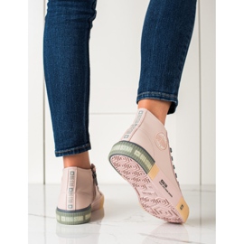 Zapatillas de mujer Big Star II274138 rosado 4