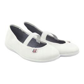 Zapatillas de mujer blancas Befado 493Q003 blanco 4
