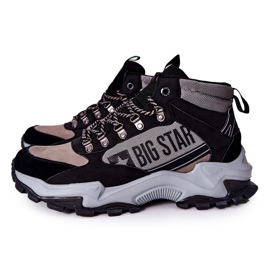 Zapatos Trekking Hombre Big Star II174203 Negro-Gris beige 6