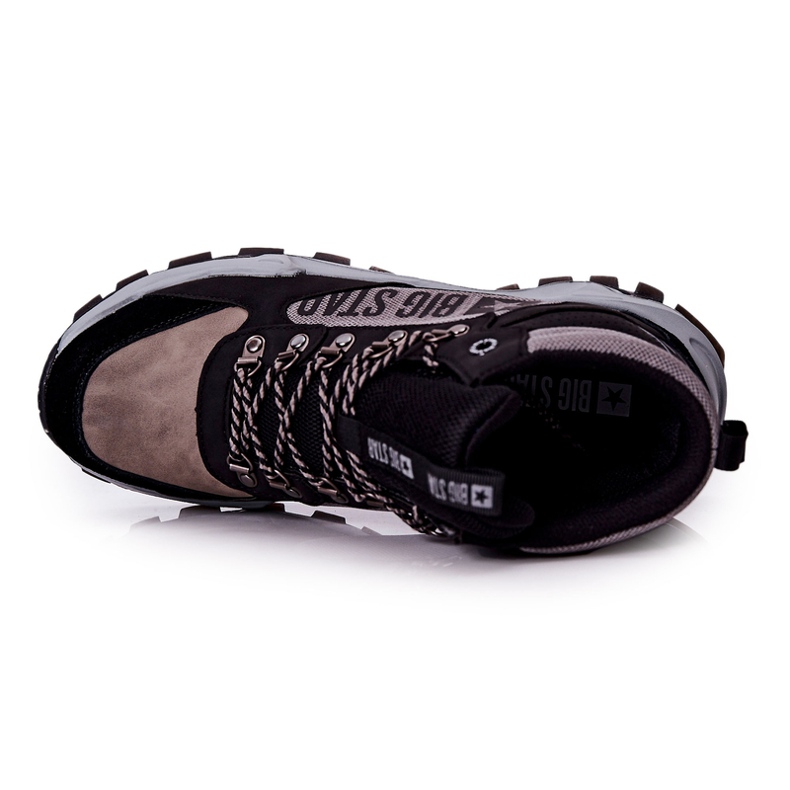 Zapatos Trekking Hombre Big Star II174203 Negro-Gris beige 1