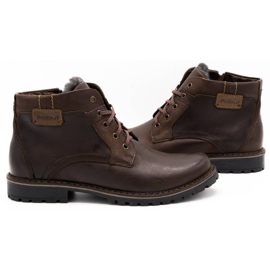 Polbut Botas de nieve marrones J35 para hombre marrón 4