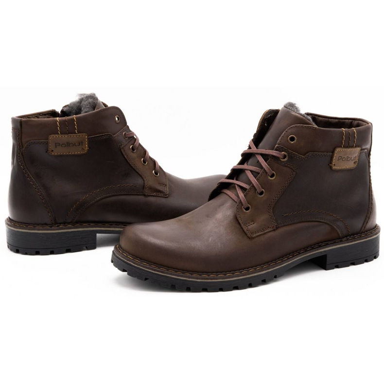Polbut Botas de nieve marrones J35 para hombre marrón 5