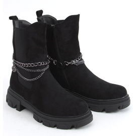 Botines Chelsea con parte superior alta Hilde Black negro 3