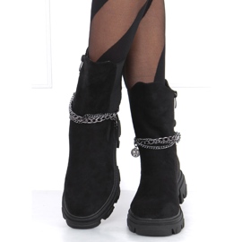Botines Chelsea con parte superior alta Hilde Black negro 2