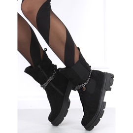 Botines Chelsea con parte superior alta Hilde Black negro 4