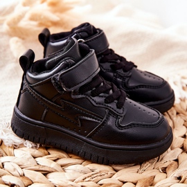 FR1 Zapatos Deportivos Altos Infantiles Bartnie Negro 6