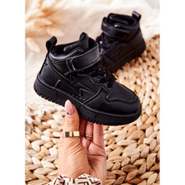 FR1 Zapatos Deportivos Altos Infantiles Bartnie Negro 4