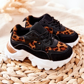 FR1 Zapatillas Deportivas Infantiles Sneakers Marrón y Negro Nila blanco 8