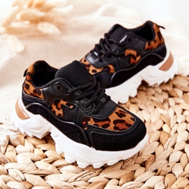 FR1 Zapatillas Deportivas Infantiles Sneakers Marrón y Negro Nila blanco 7