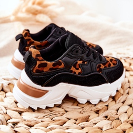 FR1 Zapatillas Deportivas Infantiles Sneakers Marrón y Negro Nila blanco 4