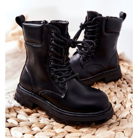 FR1 Botas Infantiles Clásicas Negras Con Cremallera Clarika negro 4