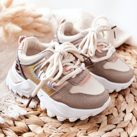 Zapatillas Deportivas Infantiles Deportivas Beige Rommie 10