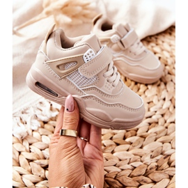 FR1 Zapatilla Deportiva Piel Infantil Beige Marisa blanco 5