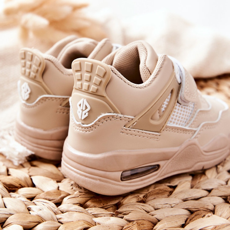 FR1 Zapatilla Deportiva Piel Infantil Beige Marisa blanco 1