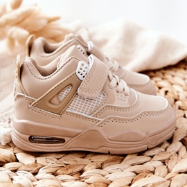 FR1 Zapatilla Deportiva Piel Infantil Beige Marisa blanco 3