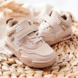 FR1 Zapatilla Deportiva Piel Infantil Beige Marisa blanco 4