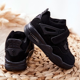 FR1 Zapato Deportivo Infantil Piel Negro Marisa 2