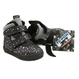 Botas Impermeables con Rosa Rosa TE-POR Mazurek 1360 gris 6