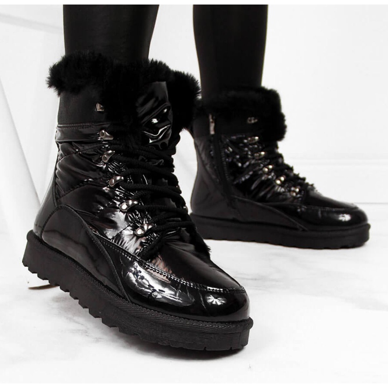 Botas de nieve con aislamiento Potocki W WOL27A negro 1 Botas de nieve con aislamiento Potocki W WOL27A negro 1