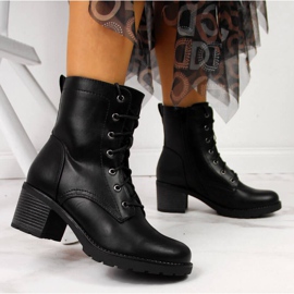 Botas negras en el poste con aislamiento eVento W EVE329 negro 1