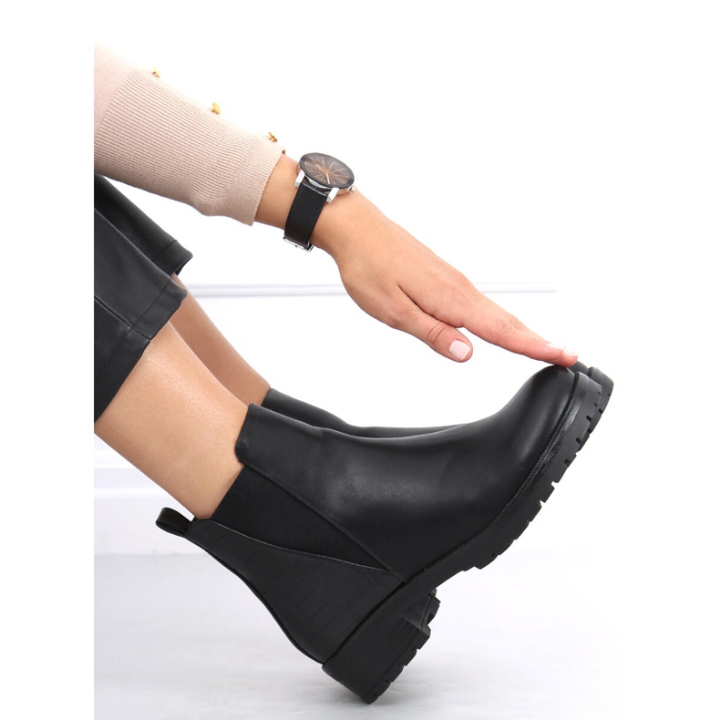 Botas Chelsea de mujer Ingrid Black negro 2