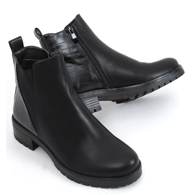 Botas Chelsea de mujer Ingrid Black negro 1