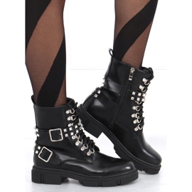 Botas con chorros Lise Black negro 1
