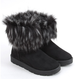 Botas de nieve con pelo de Else Black negro 2 Botas de nieve con pelo de Else Black negro 2