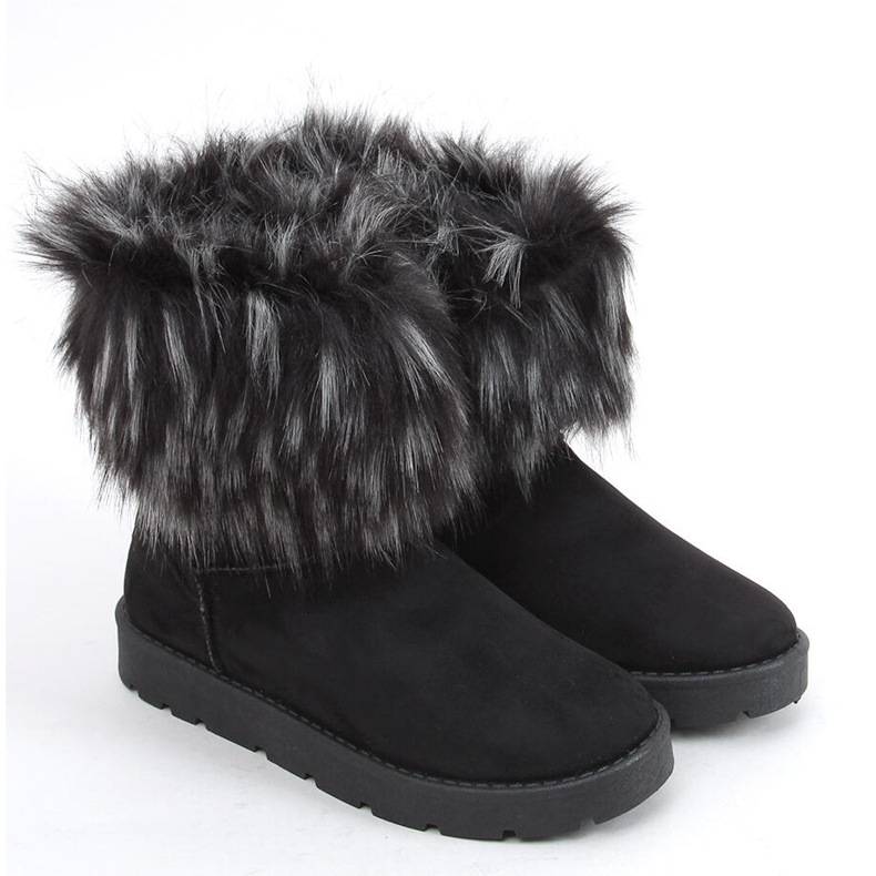Botas de nieve con pelo de Else Black negro 2