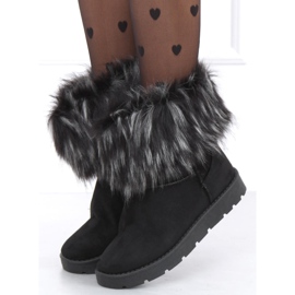 Botas de nieve con pelo de Else Black negro 1 Botas de nieve con pelo de Else Black negro 1